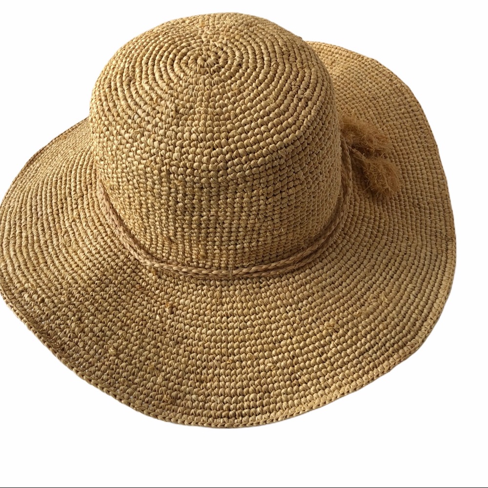 August Hat Company Straw Beach floppy